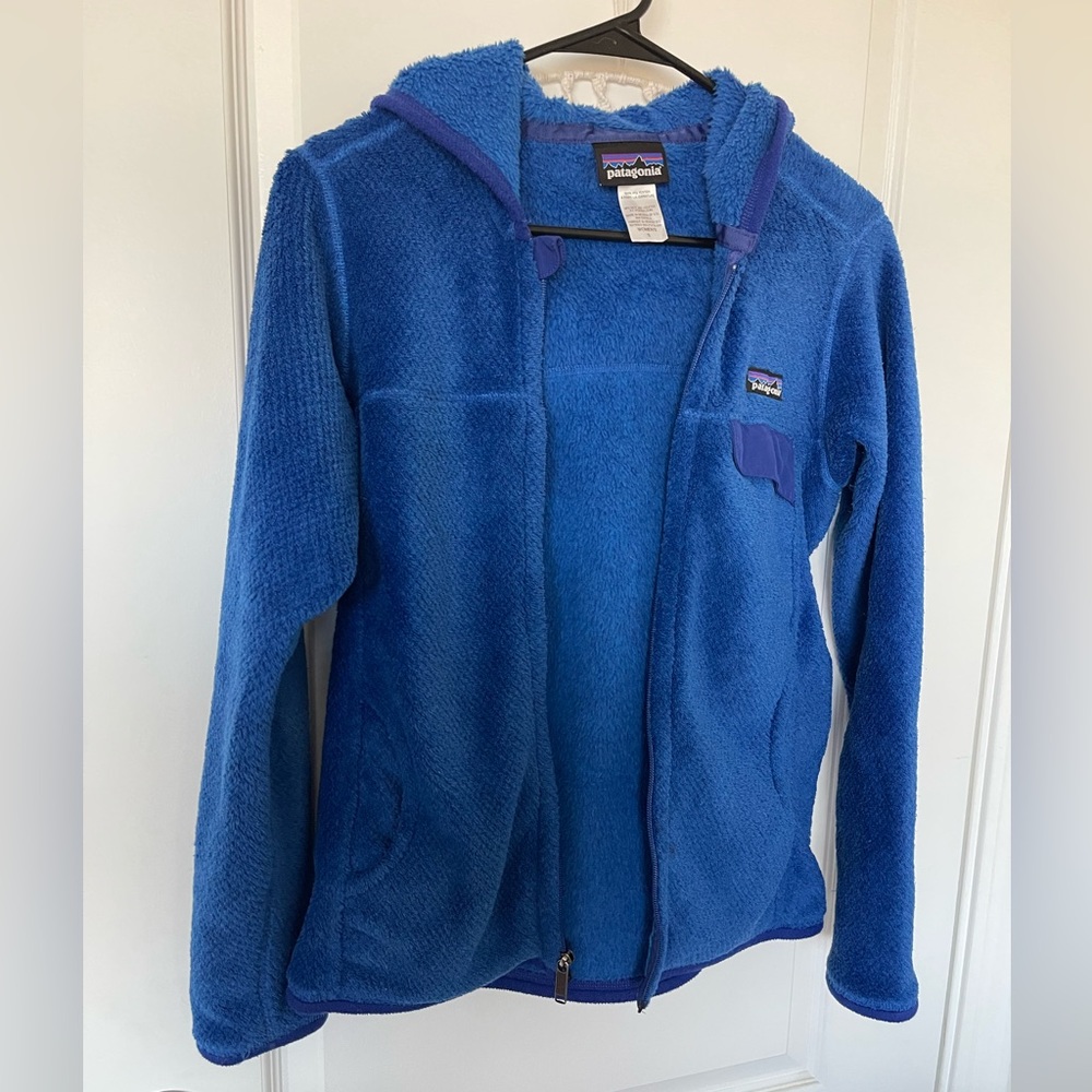 Women’s Blue Zip Hoodie - Picture 5 of 5